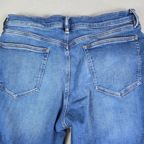 Banana Republic Tapered Fit Jeans Mens 36x34 (36x33) Blue Medium Wash Stretch - Picture 5 of 9